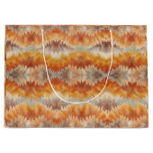 Tie Dye Organic Art ラージペーパーバッグ (正面)