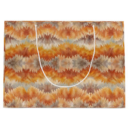 Tie Dye Organic Art ラージペーパーバッグ