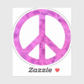 Tie Dye Peace Sign シール (シート)
