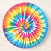 Tie Dye Rainbow Burst Coaster コースター (正面)