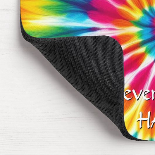 Tie Dye Rainbow Burst Mouse Pad マウスパッド (コーナー)
