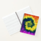 Tie-Dye Spiral - 8.5インチx 11インチスパイラルノートブック ノートブック (内部)