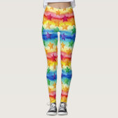 Tie Dye Star レギンス (正面)