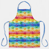 Tie Dye Stars  エプロン (正面)