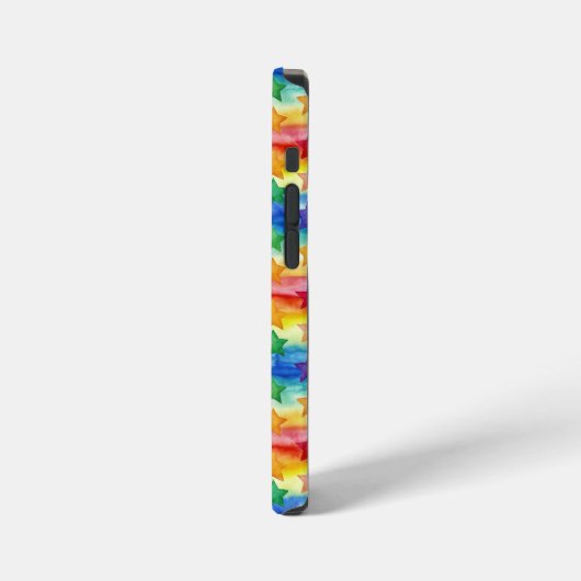 Tie Dye Stars iPhoneケース (左側面)