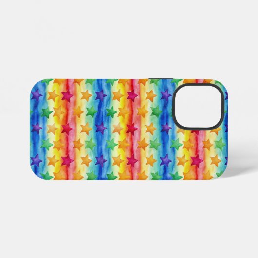 Tie Dye Stars iPhoneケース (裏面横)