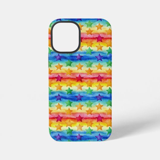 Tie Dye Stars iPhoneケース (裏面)