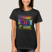 Tie Dye Straight Into 3rd Grade Back To School Stu Tシャツ (正面)