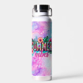 Tie-Dye Summer Vibes ウォーターボトル (背面)