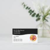 Tie Dye Theme Trendy Business Cards 名刺 (スタンド正面)