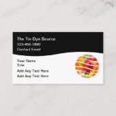 Tie Dye Theme Trendy Business Cards 名刺 (正面)