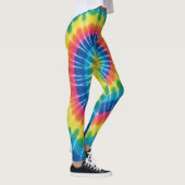 Tie-dyed, vibrant colored, leggings レギンス (右)