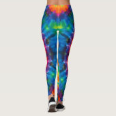Tie-dyed, vibrant colored, leggings レギンス (裏面)