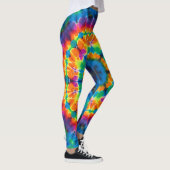 Tie-dyed, vibrant colored, leggings レギンス (右)