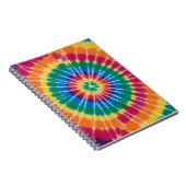 Tie-dyed, vibrant colored, notebook ノートブック (右側)