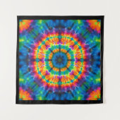 Tie-dyed, vibrant colored, tapestry タペストリー (正面)