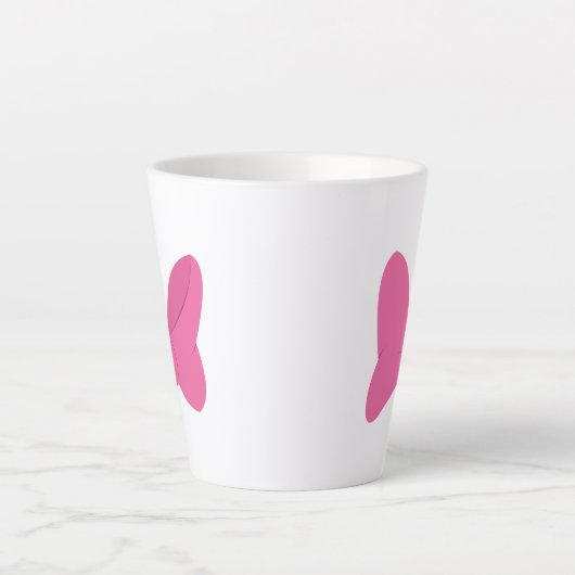 Tie Latte Mug カフェラテマグ (正面)