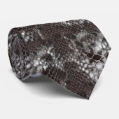 Tie Leather Look Snakeskin (57) ネクタイ (ロール)