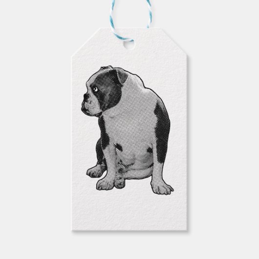 Tie‑On Seated Spark ギフトタグ (正面)