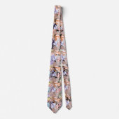 Tie : Organic Leaves (black) ネクタイ (正面)