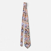 Tie : Organic Leaves (black) ネクタイ (裏面)