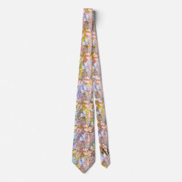 Tie : Organic Leaves (yellow) ネクタイ
