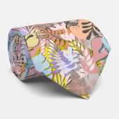 Tie : Organic Leaves (yellow) ネクタイ (ロール)