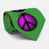 Tie, Peace LadybugsレインボーカラーカスタマイズIt ネクタイ (ロール)