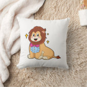 Tie.PNGの紳士としてのライオン クッション (ブランケット)