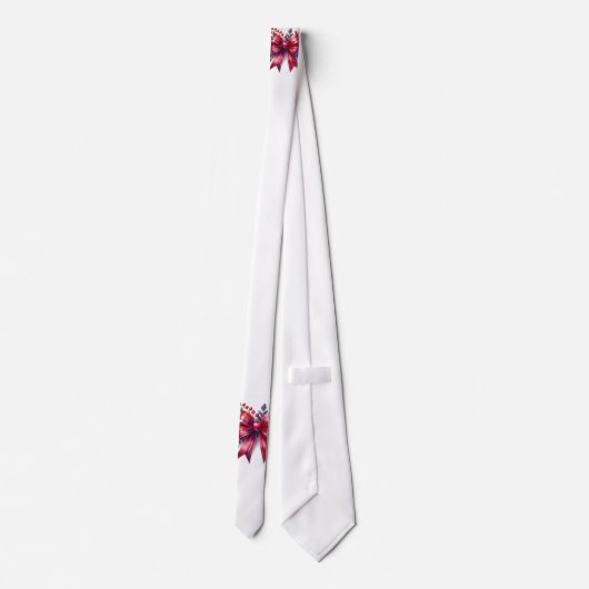 tie red ribbon ネクタイ (裏面)