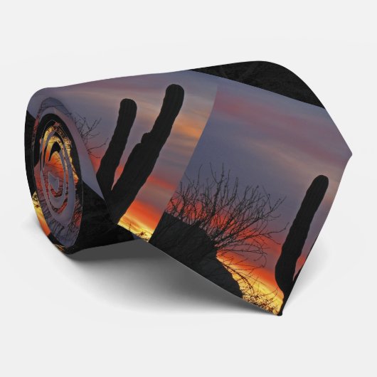 Tie、Saguaro Cactus、Southwest、Pattern Repeats ネクタイ (ロール)