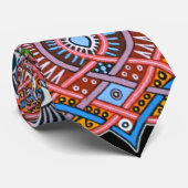 Tie "Samadhi" (acrylic painting) ネクタイ (ロール)