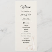 Tie the knot double side program card  プログラム (正面)