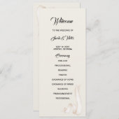 Tie the knot double side program card プログラム (正面/裏面)