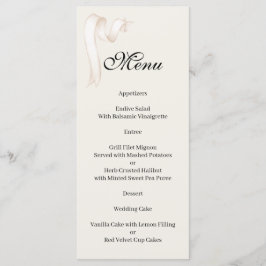 Tie the knot Menu メニュー