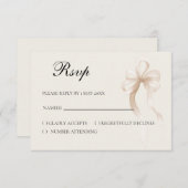 Tie the knot RSVP card (正面/裏面)