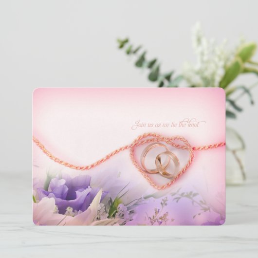 tie the Knot wedding invitation 招待状 (スタンド正面)