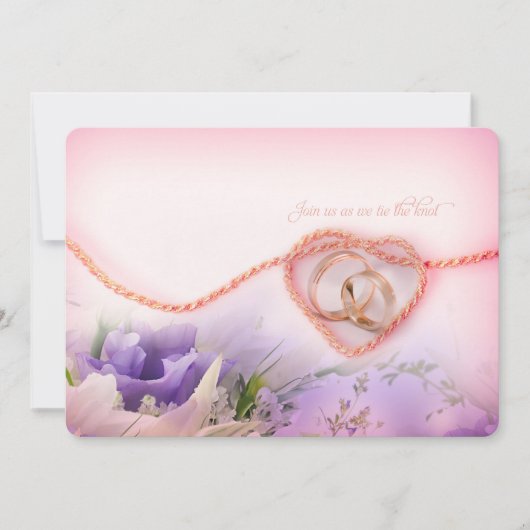 tie the Knot wedding invitation 招待状 (正面)