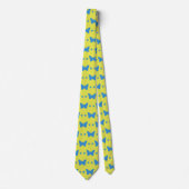 Tie with Flag of Bady Bassitt, Brazil ネクタイ (正面)