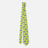 Tie with Flag of Bady Bassitt, Brazil ネクタイ (裏面)