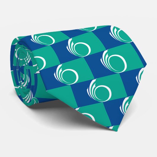 Tie with Flag of Ottawa, Canada ネクタイ (ロール)