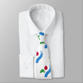 Tie with Flag of Seoul, South Korea ネクタイ (タイ)