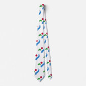 Tie with Flag of Seoul, South Korea ネクタイ (正面)