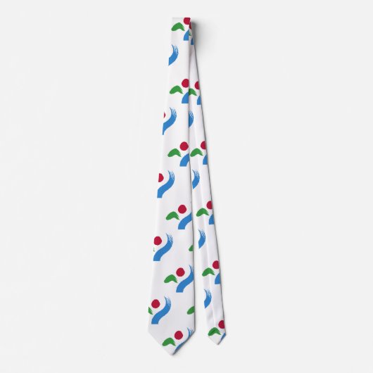 Tie with Flag of Seoul, South Korea ネクタイ (正面)