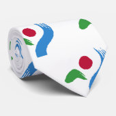 Tie with Flag of Seoul, South Korea ネクタイ (ロール)