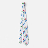 Tie with Flag of Seoul, South Korea ネクタイ (裏面)