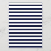 Tied The Knot Nautical Rope White Navy Wedding メニュー (裏面)