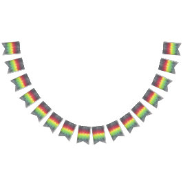 tiedyeのパーティーの旗布の旗のラスタ2 バンティングフラッグ