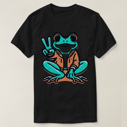 TieDyeカクールエル海老 Tシャツ (デザイン正面)