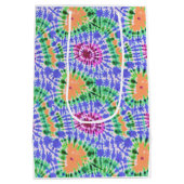 Tiedye colorful pattern ミディアムペーパーバッグ (裏面)